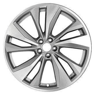 Replace® - 10 I-Spoke Machined Metallic Charcoal Matte 21x8.5 Alloy Factory Wheel - Remanufactured
