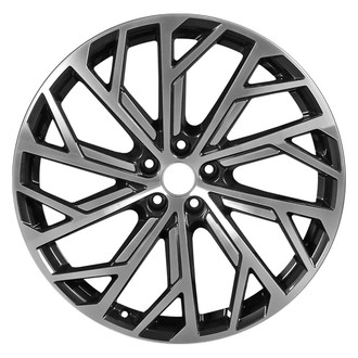 Replace® - 10 Split-Spoke Machined Metallic Black 21x9 Alloy Factory Wheel - Remanufactured