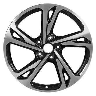 Replace® - 5 Split-Spoke Machined Gloss Black 20x11 Alloy Factory Wheel - Remanufactured