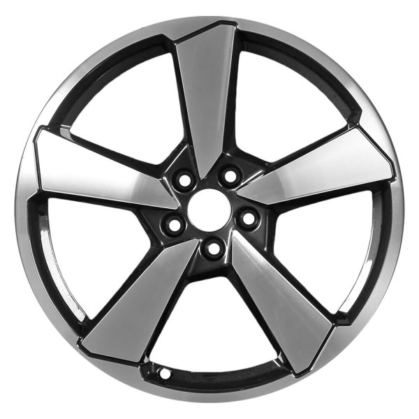 Replace® - 20 x 8 5-Spoke Machined Metallic Black Alloy Factory Wheel (Remanufactured)