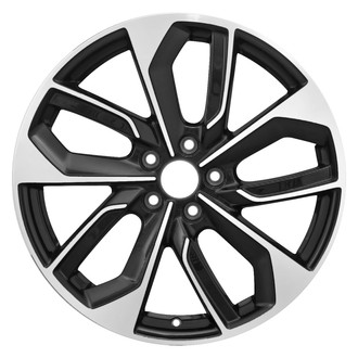 Replace® - 10 I-Spoke Machined Metallic Black 19x8 Alloy Factory Wheel - Remanufactured