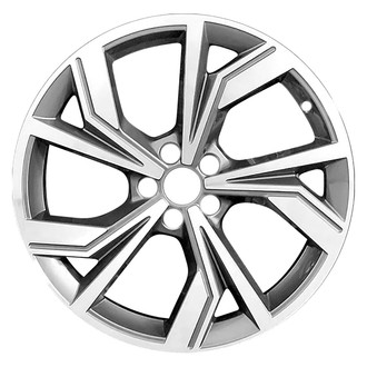 Replace® - 5 Split-Spoke Machined Medium Charcoal Metallic 20x8 Alloy Factory Wheel - Remanufactured