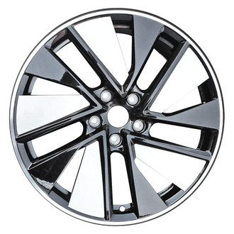 Replace® - 10 I-Spoke Polished Flange Gloss Black 21x9.5 Alloy Factory Wheel - Remanufactured