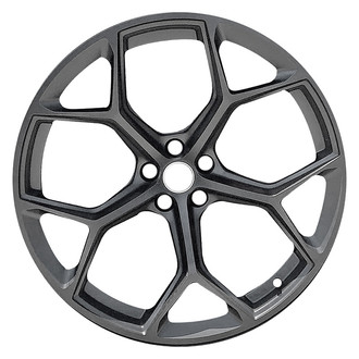 Replace® - 5 Y-Spoke All Painted Black Metallic Satin 22x10 Alloy Factory Wheel - Remanufactured