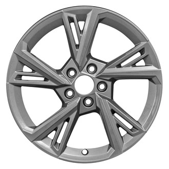 Replace® - 5 Split-Spoke All Painted Medium Dark Charcoal 18x8 Alloy Factory Wheel - Replica