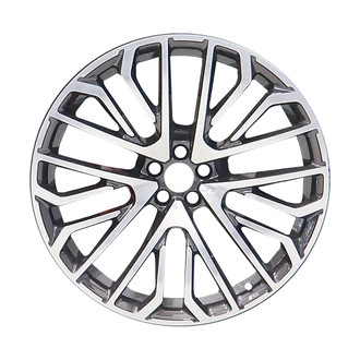 Replace® - 10 Split-Spoke Machined Flat Black Metallic 23x10 Alloy Factory Wheel - Remanufactured