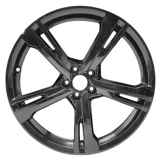 Replace® - 5 Split-Spoke All Painted Gloss Black 20x9 Alloy Factory Wheel - Replica