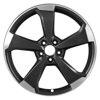 Replace® - 5-Spoke Machined Metallic Black 20x8 Alloy Factory Wheel - Remanufactured