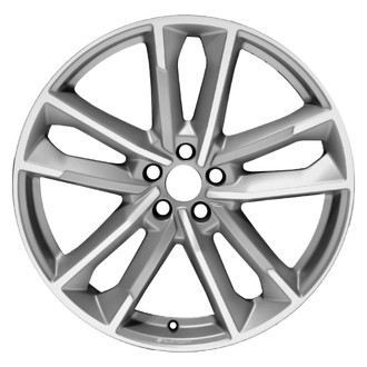 Replace® - 5 Double-Spoke Machined Medium Charcoal Matte 21x8.5 Alloy Factory Wheel - Remanufactured