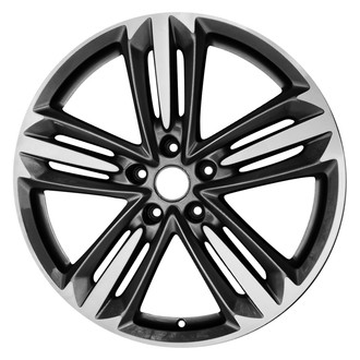 Replace® - Triple 5-Spoke Machined Gloss Black 21x9.5 Alloy Factory Wheel - Remanufactured