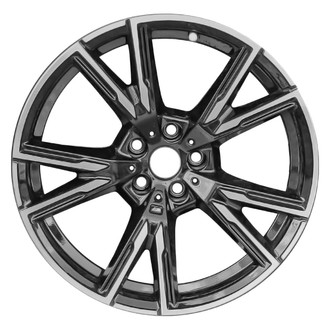 Replace® - 5 Split-Spoke Machined Gloss Black 19x8.5 Alloy Factory Wheel - Remanufactured