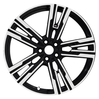 Replace® - 5 Split-Spoke Machined Gloss Black 21x9 Alloy Factory Wheel - Remanufactured