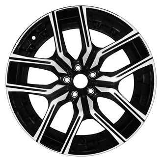 Replace® - 5 Split-Spoke Machined Gloss Black 20x9 Alloy Factory Wheel - Remanufactured