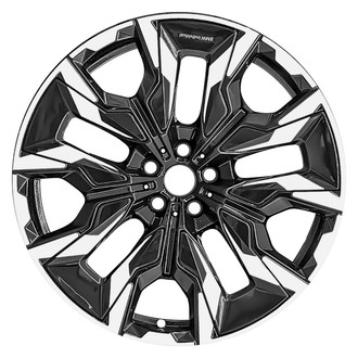 Replace® - 5 Split-Spoke Machined Gloss Black without Inlays 21x9.5 Alloy Factory Wheel - Remanufactured