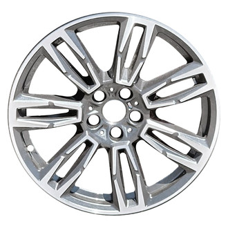 Replace® - 7 Double-Spoke Machined Dark Charcoal Metallic 19x8.5 Alloy Factory Wheel - Remanufactured