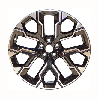 Replace® - 10 I-Spoke Machined Gloss Black 20x10.5 Alloy Factory Wheel - Remanufactured