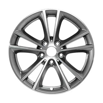 Replace® - 10 I-Spoke Machined Medium Metallic Charcoal 17x7.5 Alloy Factory Wheel - Remanufactured