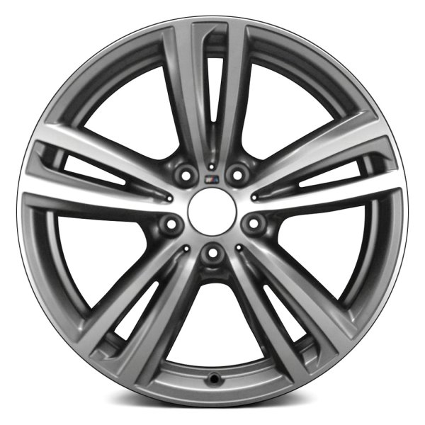 Replace® - 19 x 8 Double 5-Spoke Charcoal Alloy Factory Wheel (Remanufactured)