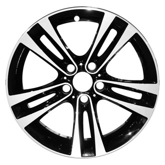 Replace® - Double 5-Spoke Machined and Medium Silver 18x8.5 Alloy Factory Wheel - Remanufactured