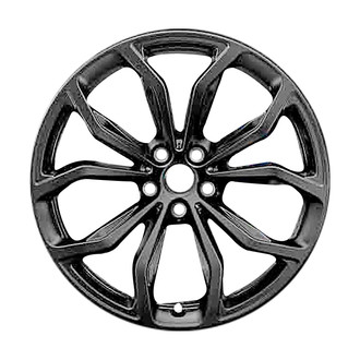 Replace® - 5 V-Spoke All Painted Gloss Black 20x8 Alloy Factory Wheel - Remanufactured