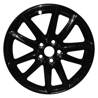 Replace® - Double 5-Spoke All Painted Gloss Black 18x8 Alloy Factory Wheel - Remanufactured