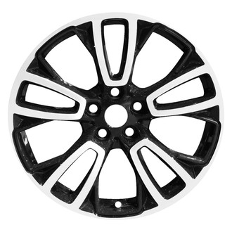 Replace® - Double 5-Spoke Polished Gloss Black 19x8 Alloy Factory Wheel - Remanufactured