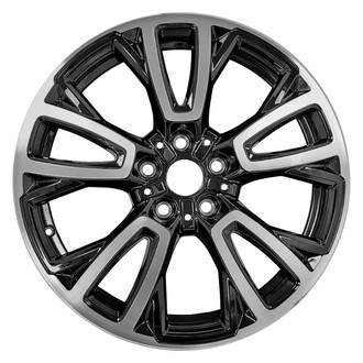 Replace® - 10-Spoke Machined Gloss Black 18x7 Alloy Factory Wheel - Remanufactured