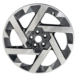 Replace® - 6 I-Spoke Machined Black With Gold Tint 19x8 Alloy Factory Wheel - Remanufactured