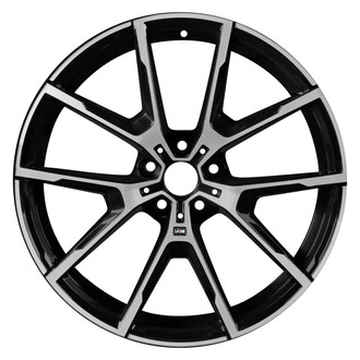 Replace® - 5 Y-Spoke Machined Gloss Black 20x8 Alloy Factory Wheel - Remanufactured