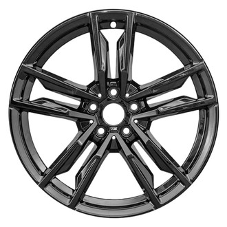 Replace® - Double 5-Spoke Gloss Black 19x10 Alloy Factory Wheel - Remanufactured