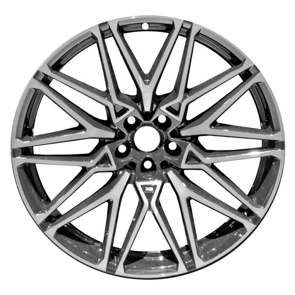Replace® - 22 x 11.5 10 Split-Spoke Machined Black With Black Tint Alloy Factory Wheel (Remanufactured)