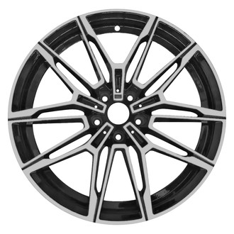 Replace® - 10 Split-Spoke Polished Black 20x10.5 Alloy Factory Wheel - Remanufactured
