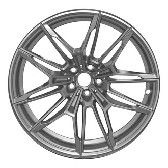 Replace® - 10 Split-Spoke Machined Flange Medium Charcoal Matte 20x10.5 Alloy Factory Wheel - Remanufactured