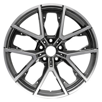 Replace® - 10 I-Spoke Machined Dark Charcoal 18x8.5 Alloy Factory Wheel - Remanufactured