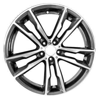 Replace® - Double 5-Spoke Machined Dark Charcoal 20x11.5 Alloy Factory Wheel - Remanufactured