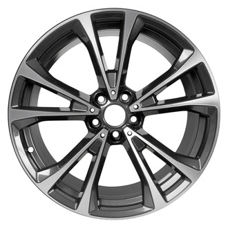 Replace® - 5 Split-Spoke Machined Dark Metallic Charcoal 20x8 Alloy Factory Wheel - Remanufactured