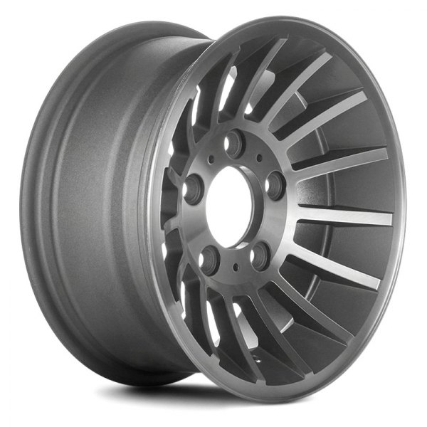 Replace® - 15 x 7 15 Turbine-Spoke Silver Gray Alloy Factory Wheel (Remanufactured)