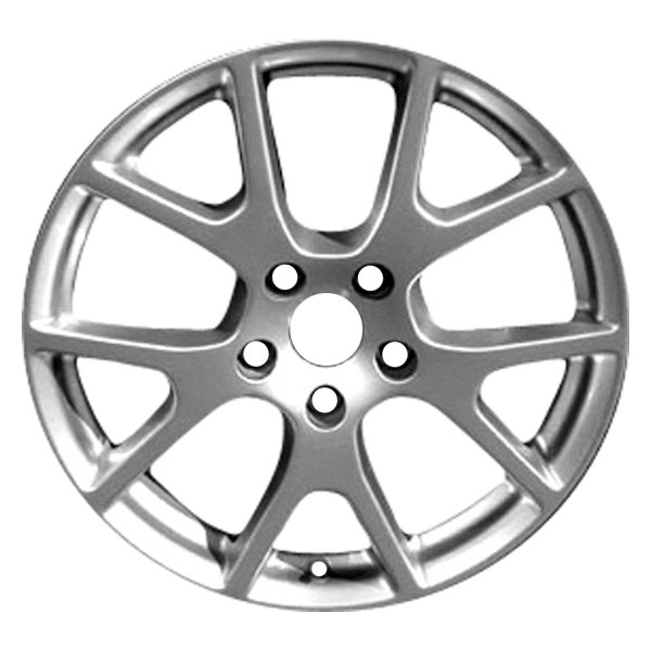 Replace® - 19 x 7 5 Y-Spoke Medium Silver with Black Primer Alloy Factory Wheel (Factory Take Off)
