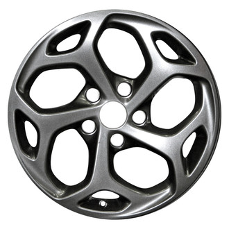 Replace® - 5 Double Spiral-Spoke All Painted Dark Metallic Charcoal Satin 18x7.5 Alloy Factory Wheel - Remanufactured