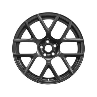 Replace® - 6 Split-Spoke Black 20x9 Alloy Factory Wheel - Replica