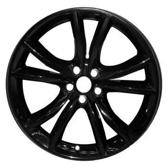 Replace® - 5 V-Spoke Black 20x8 Alloy Factory Wheel - Replica