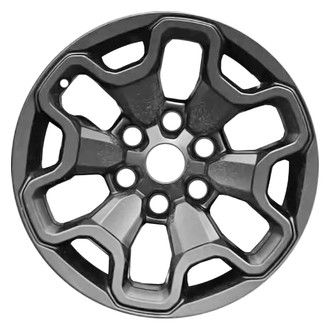 Replace® - 6 Split-Spoke All Painted Black 18x9 Alloy Factory Wheel - Remanufactured