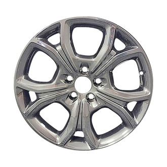 Replace® ALYCO034U45 - 5 Split-Spoke All Painted Metallic Black 18x7.5 Alloy Factory Wheel - Remanufactured