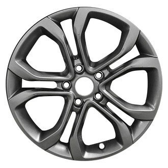 Replace® - Double 5-Spoke All Painted Dark Metallic Charcoal 20x7.5 Alloy Factory Wheel - Remanufactured