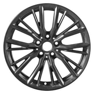 Replace® - 10 Split-Spoke Painted Black 18x8.5 Alloy Factory Wheel - Remanufactured