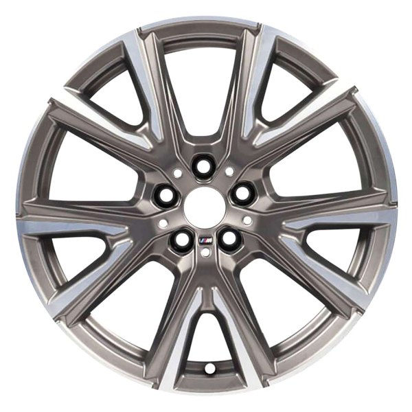 Replace® - 19 x 8 5 V-Spoke Silver with Machined Face Alloy Factory Wheel (Remanufactured)