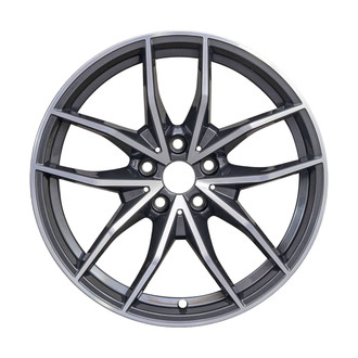 Replace® - 10 I-Spoke Machined Dark Charcoal Metallic 18x8 Alloy Factory Wheel - Remanufactured
