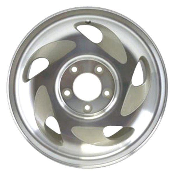 Replace® - 17 x 7.5 5-Slot Machined Silver Alloy Factory Wheel (Factory Take Off)