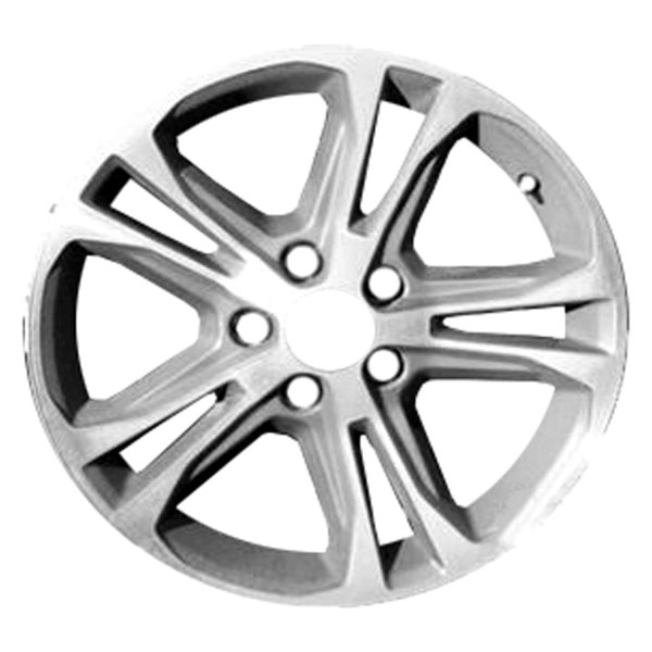 Replace® - 17 x 7 Double 5-Spoke Dark Charcoal with Machined Face Alloy Factory Wheel (Factory Take Off)