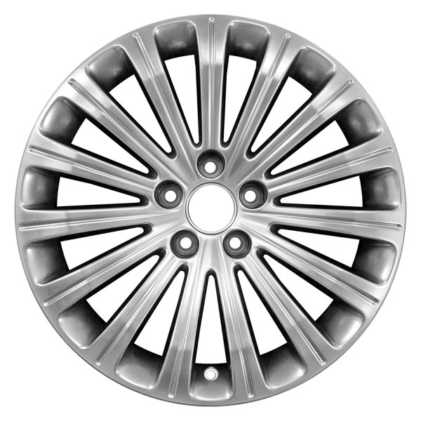 Replace® - 18 x 8 15-Spoke Painted Smoked Hypersilver Alloy Factory Wheel (Factory Take Off)